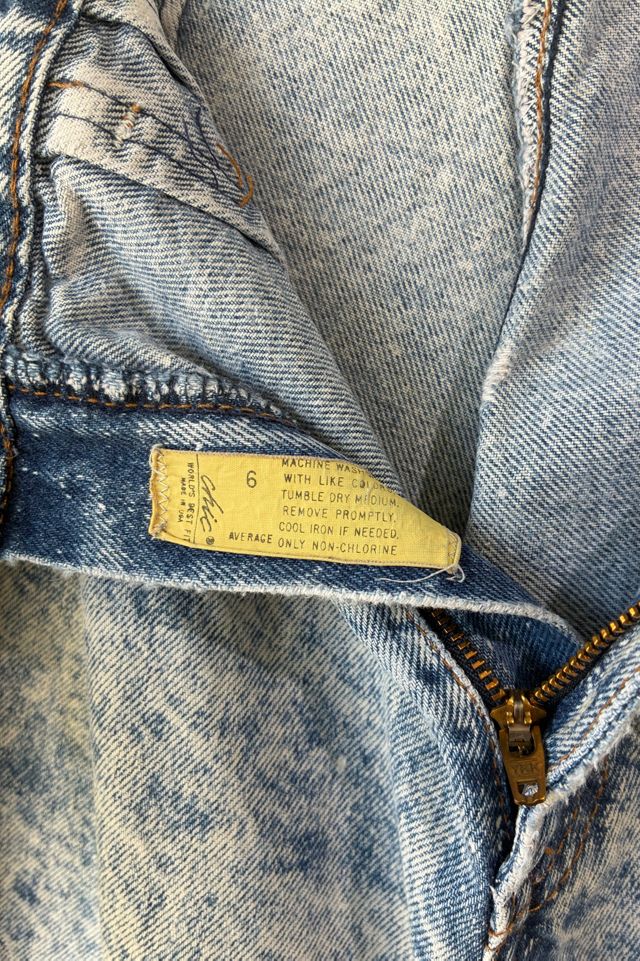 Vintage Chic Acid Wash Jeans Size 24 Selected by The Curatorial Dept. #3