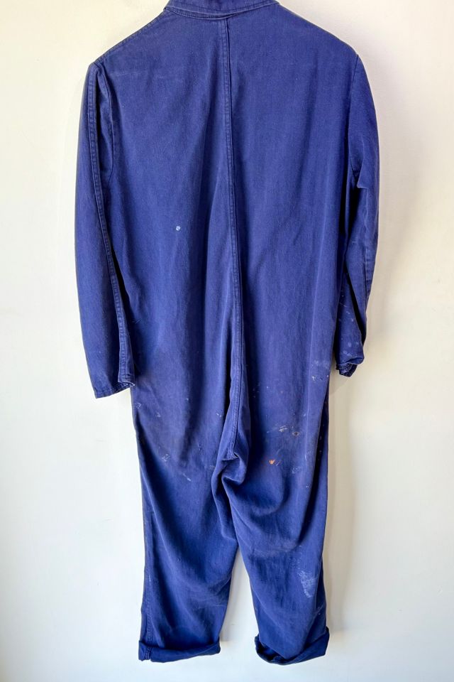 Vintage Distressed Blue Workwear Coveralls Selected by The Curatorial Dept. #1