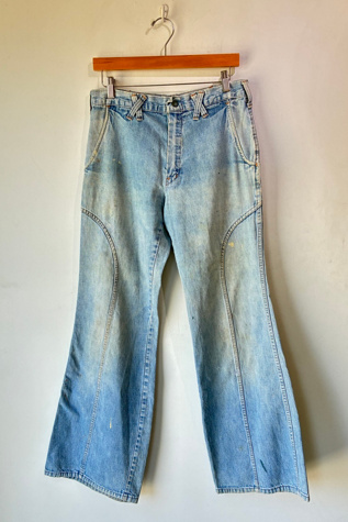 Vintage Neat Seat Light Wash Flare Jeans Selected by The Curatorial Dept.