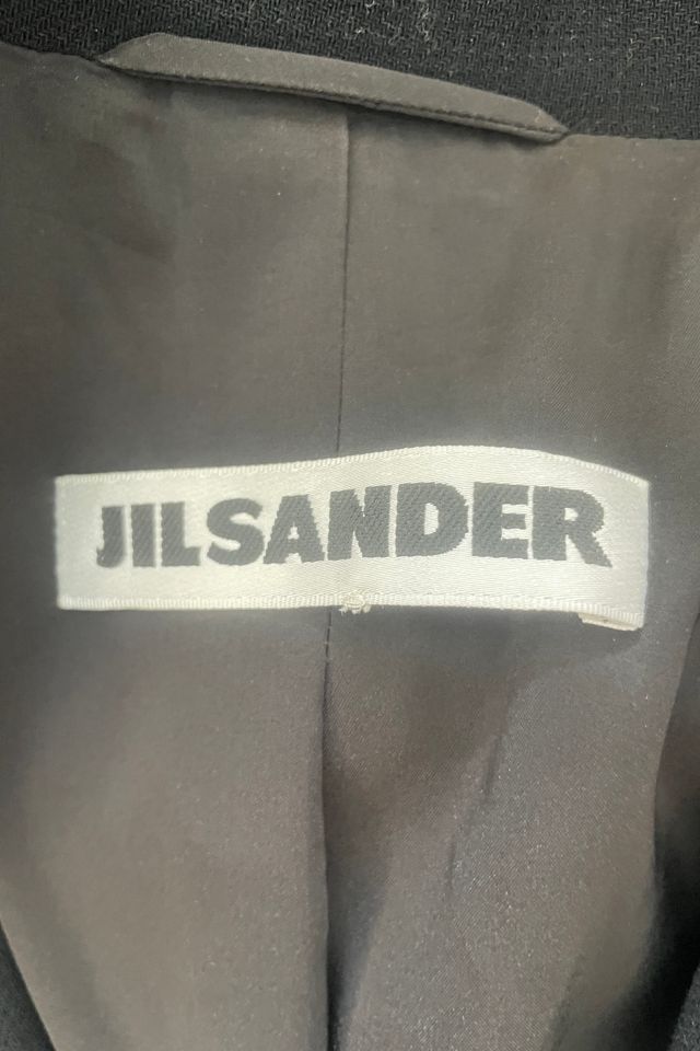 Jil Sander Black Wool Blend Tailored Blazer Selected by The Curatorial Dept. #3