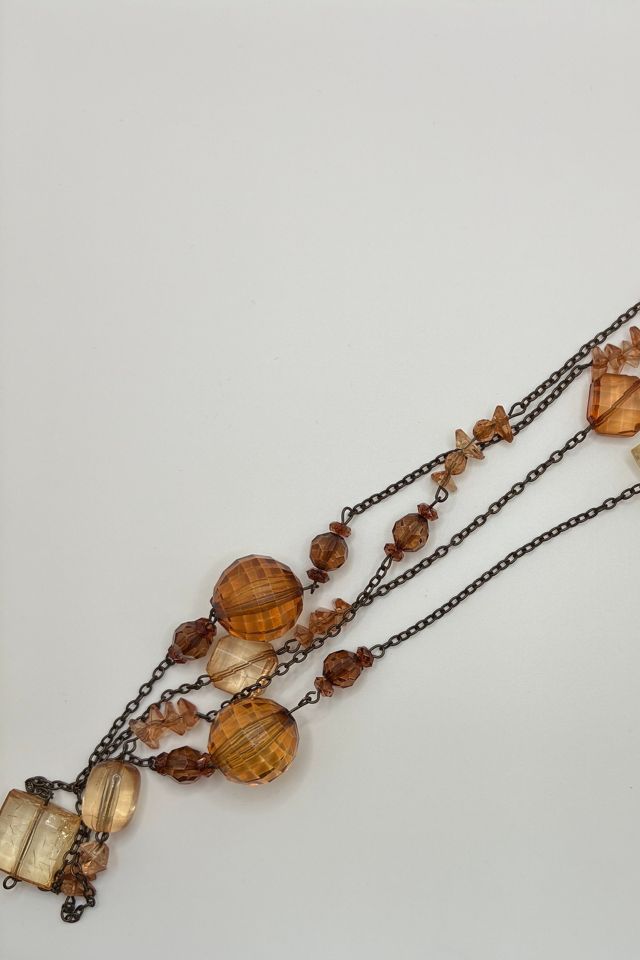 Vintage 1920s Long Flapper Necklace Selected by The Curatorial Dept. #3