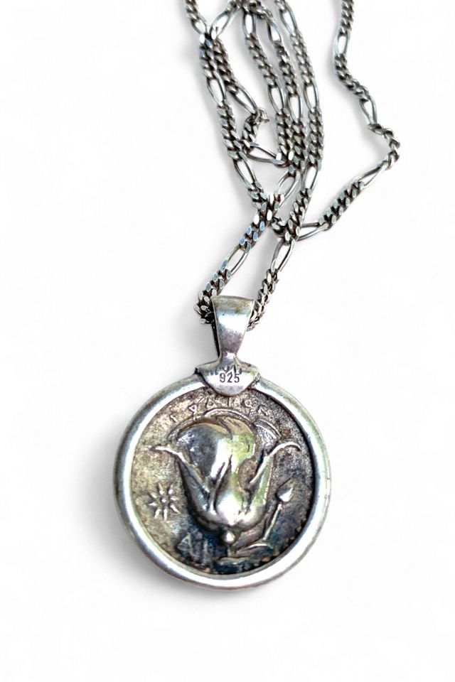 Vintage Sterling Silver Coin Pendant Selected by SharpLilTeeth #2