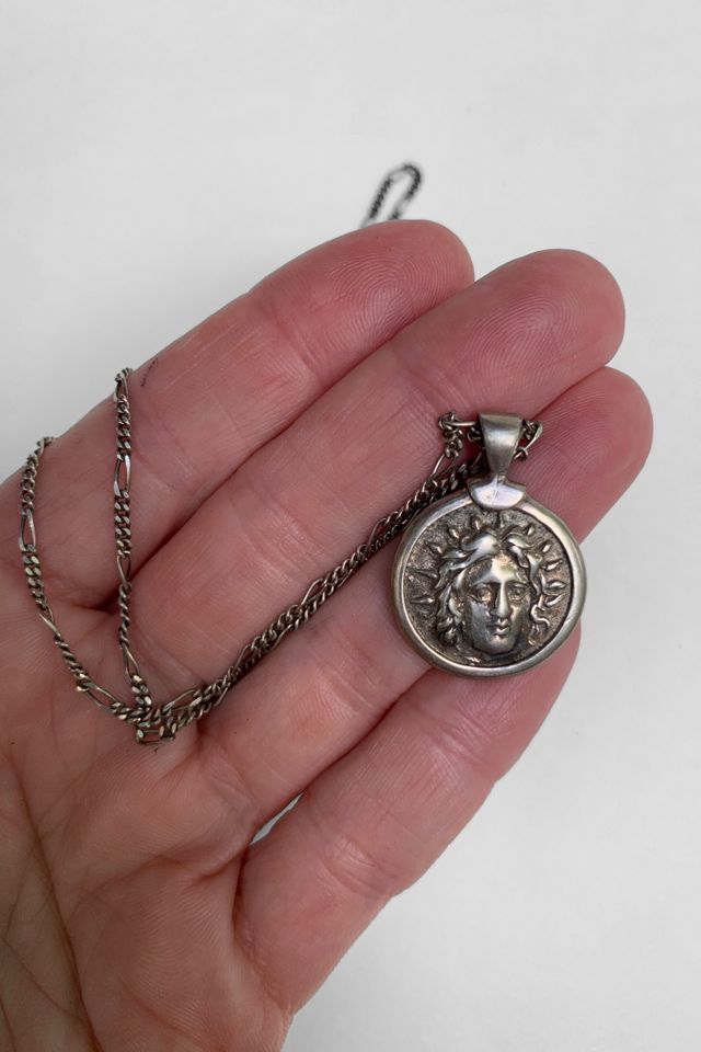 Vintage Sterling Silver Coin Pendant Selected by SharpLilTeeth #3