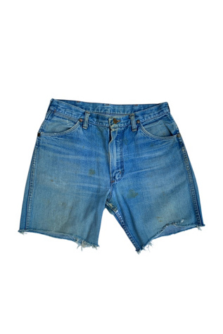 Vintage Distressed Wrangler Cut Off Denim Shorts Selected by SharpLilTeeth
