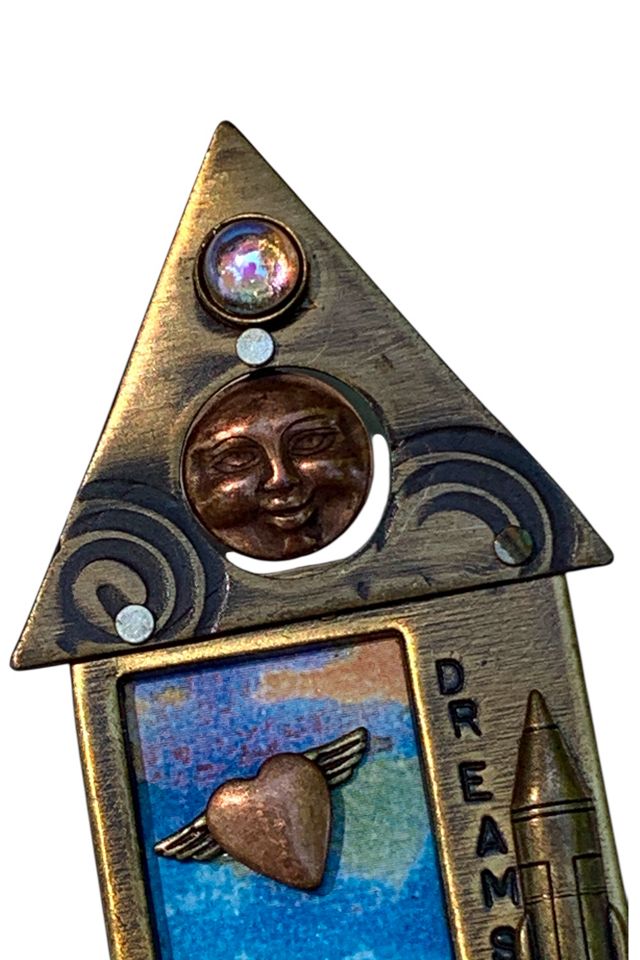 Vintage 1990s Handmade Artisan Dreams Pin Selected by SharpLilTeeth #1