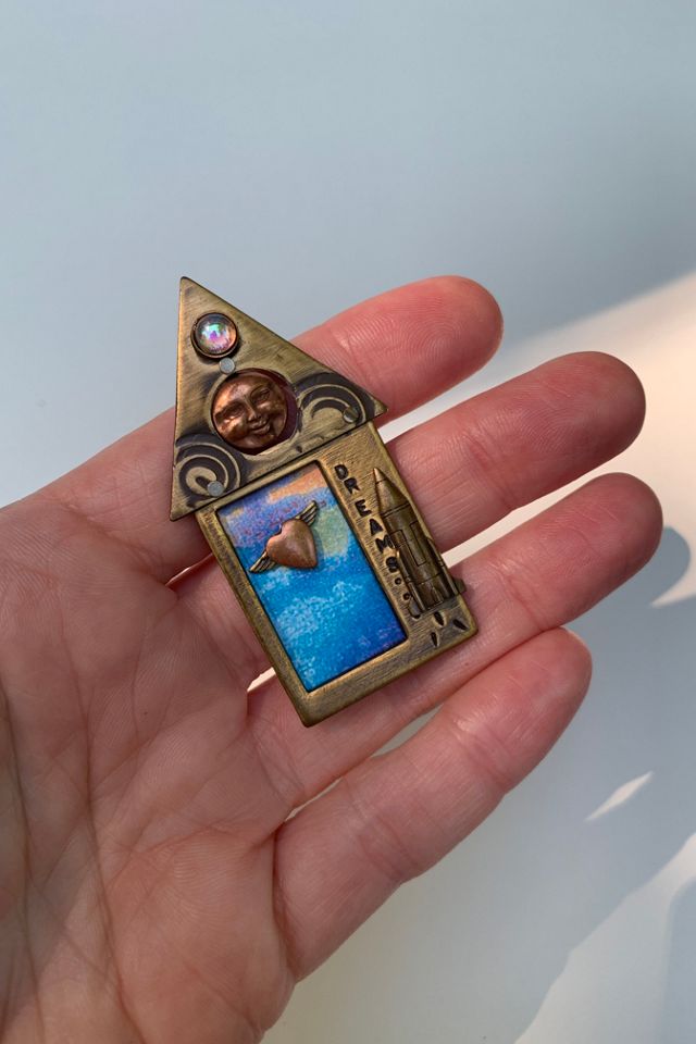 Vintage 1990s Handmade Artisan Dreams Pin Selected by SharpLilTeeth #3