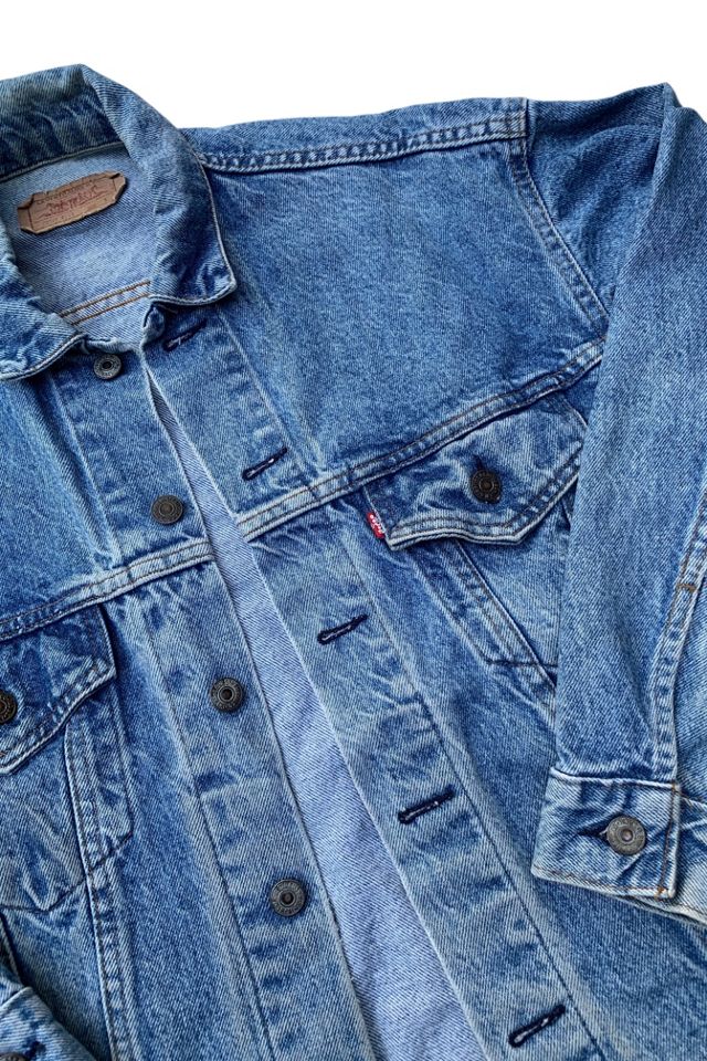 Vintage USA Levi's Distressed Denim Jean Jacket Selected by SharpLilTeeth #3