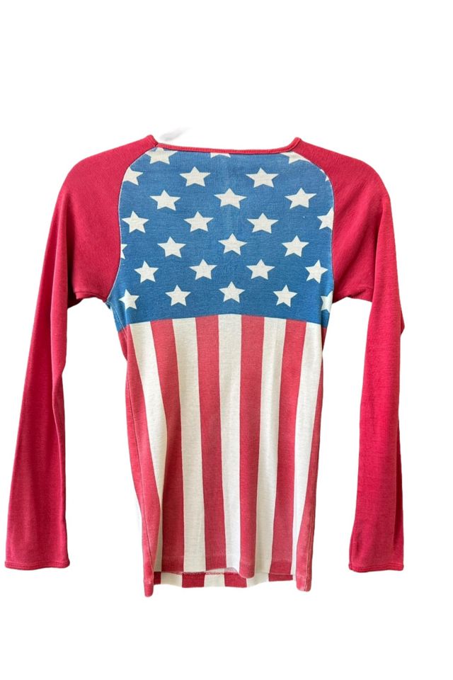 Vintage 1970s American Flag Long Sleeve Shirt Selected By Vintage Warrior #2
