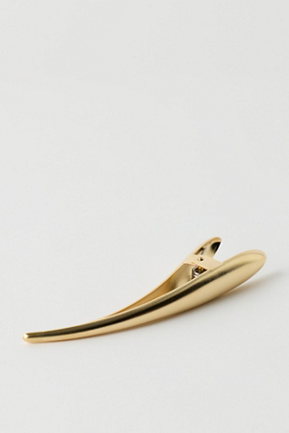 Женские аксессуары для волос Free People Lou Gold Plated Super Clip, цвет: Золотой — фото 3