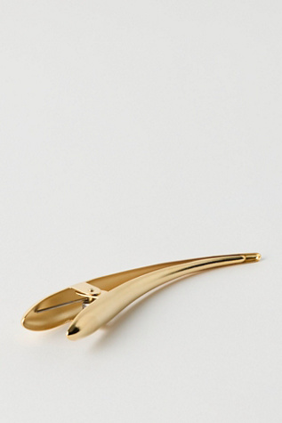 Женские аксессуары для волос Free People Lou Gold Plated Super Clip, цвет: Золотой — фото 4