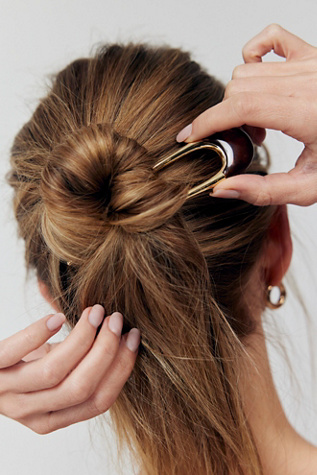 Suki Gold Plated Hair Pin