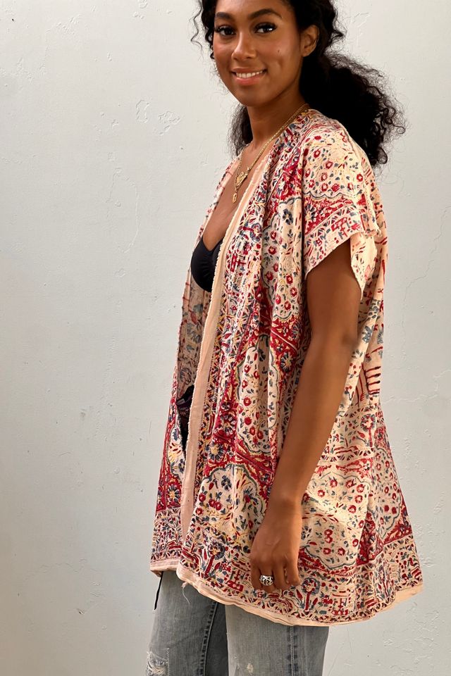 Anna Corinna Reworked Vintage Block Print Jacket #1