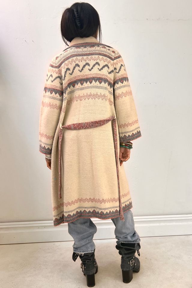 Vintage Maxi Sweater Coat Selected by Anna Corinna #2