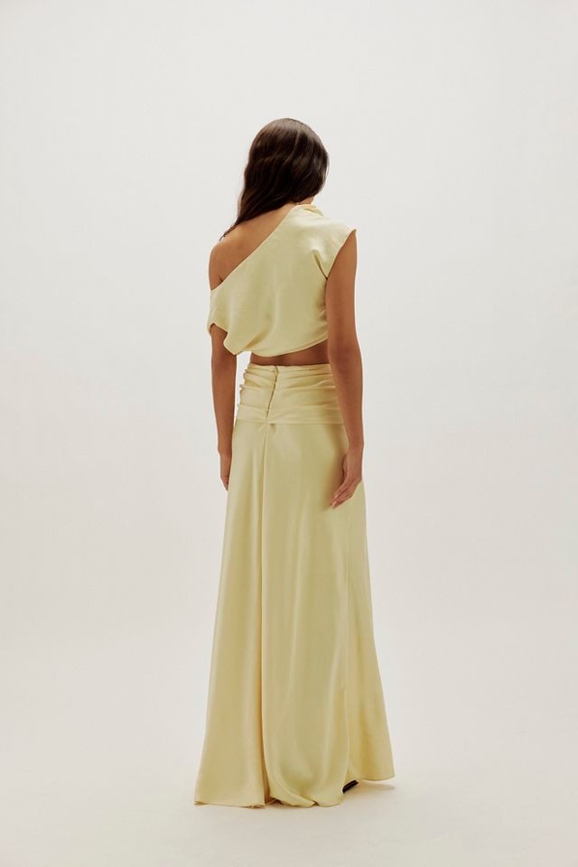 fitted lace wedding dress Andie Open Back Satin Maxi Dress • Shop American Threads Women's Trendy  Online Boutique main image 1