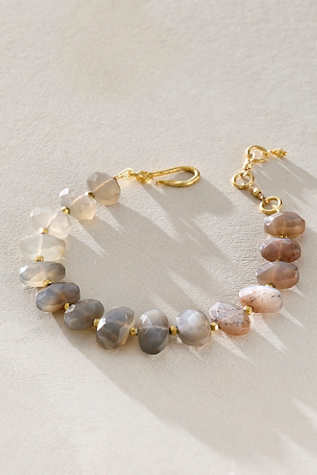 FP X Robindira Unsworth Stone Bracelet at Free People in Gold