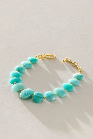 FP X Robindira Unsworth Semiprecious Stone Bracelet at Free People in Blue