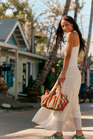 Baby Oksana Tote Bag by Free People in Orange