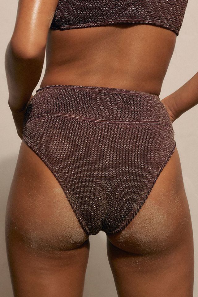 Beach Riot Ritzy Highway High-Waisted Bikini Bottoms #1