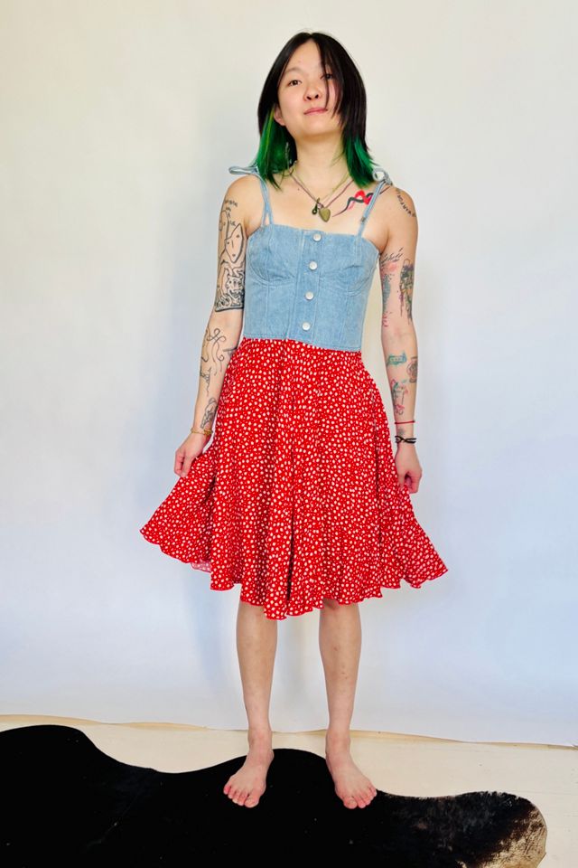 Vintage Denium Bustier Dress Selected by Atlantic Vintage #2