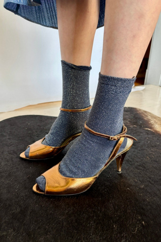 Vintage Bronze Peep Toe Sandal Selected by Atlantic Vintage