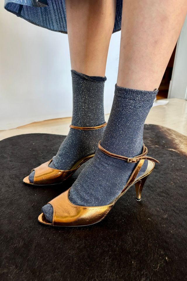 Vintage Bronze Peep Toe Sandal Selected by Atlantic Vintage #2