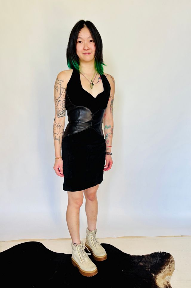 Vintage Leather Corset Dress Selected by Atlantic Vintage #1