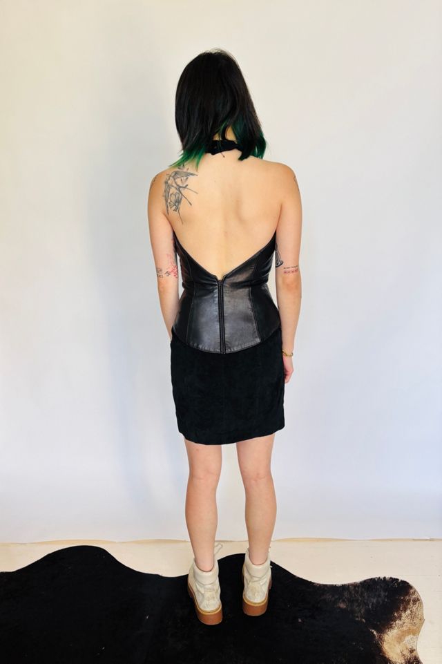 Vintage Leather Corset Dress Selected by Atlantic Vintage #2