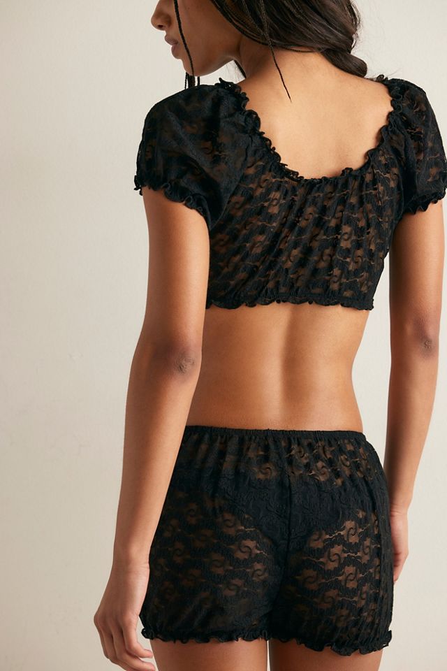 Ensemble bloomer en dentelle Eva Only Hearts #1