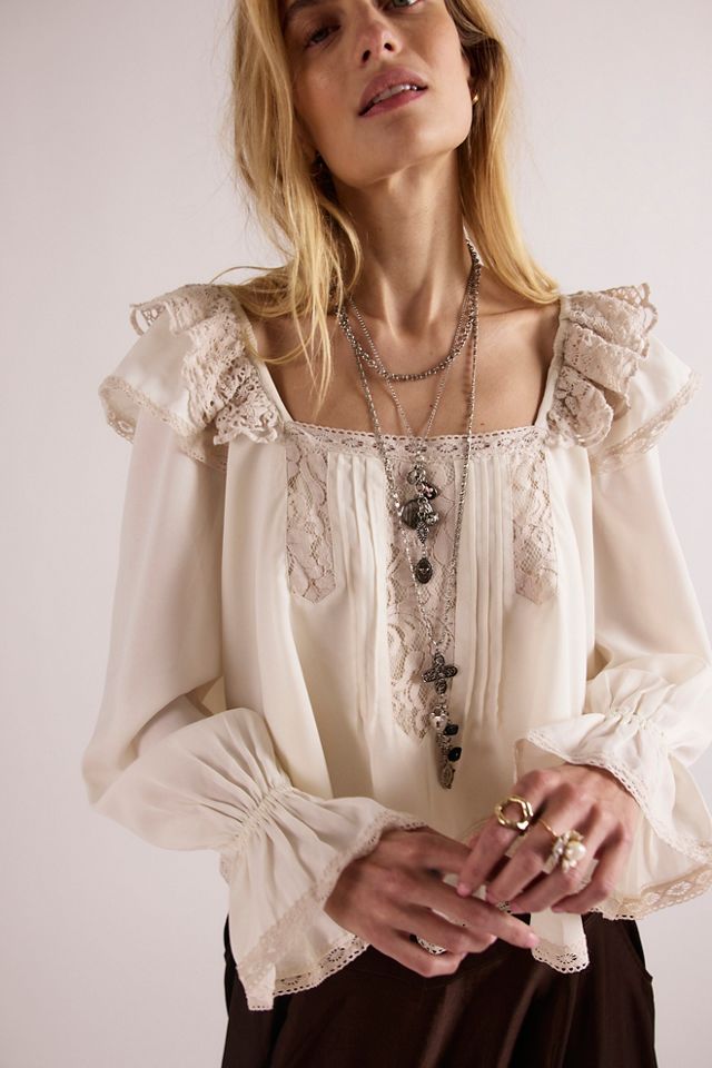 Francie Silky Blouse #1