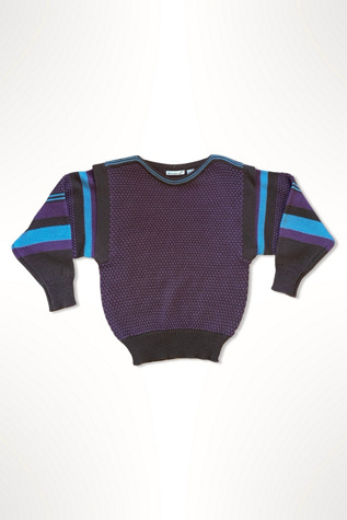 1980s Graphic Structured Sweater Selected By Ritual Vintage