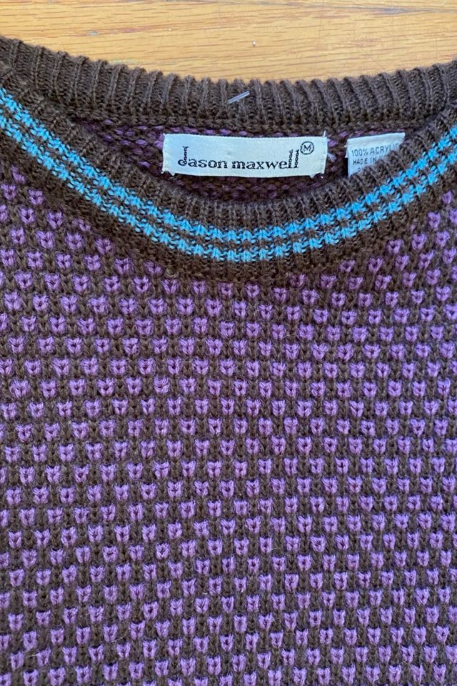 1980s Graphic Structured Sweater Selected By Ritual Vintage #2
