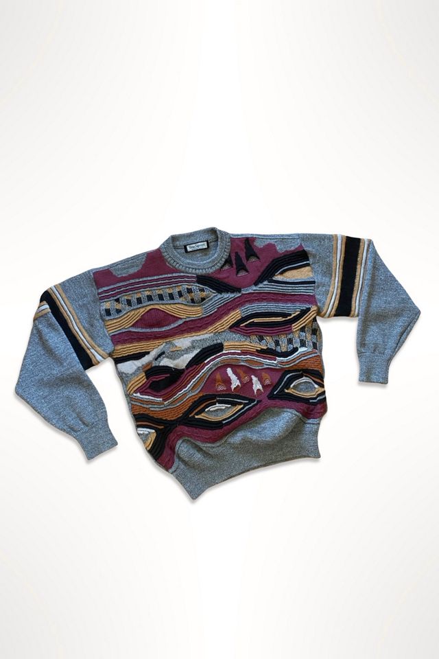 1980s Abstract 3D Knit Sweater Selected By Ritual Vintage #2