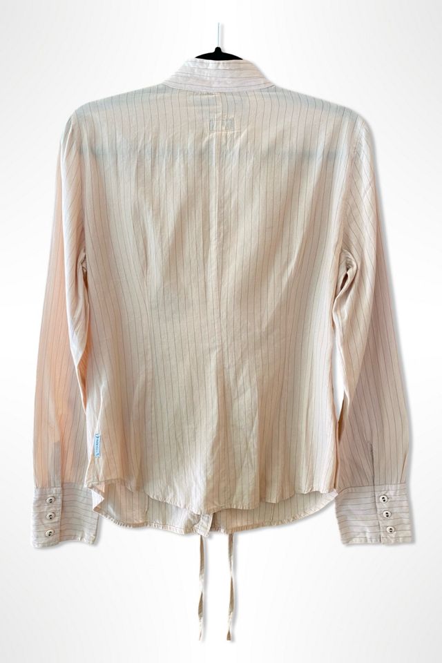 Y2K Armani Jeans Ruffled Blouse Selected By Ritual Vintage #1
