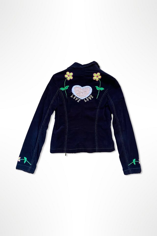 Y2K Miss Me Folk Embroidered Corduroy Jacket Selected By Ritual Vintage #1
