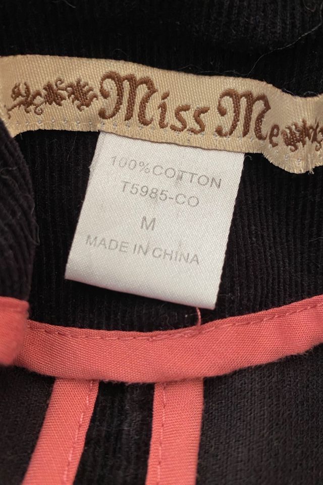 Y2K Miss Me Folk Embroidered Corduroy Jacket Selected By Ritual Vintage #3
