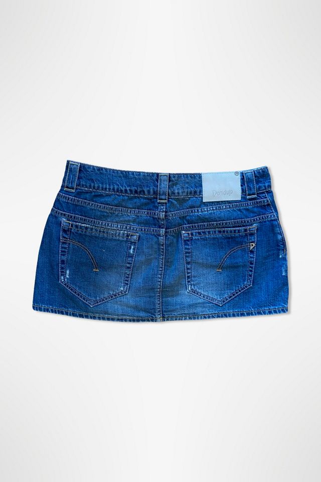 Vintage Y2K Denim Micro Mini Skirt Selected By Ritual Vintage #1