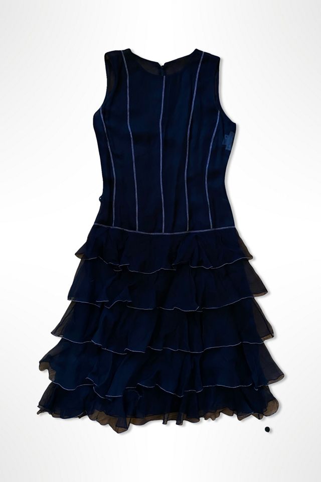1990s Oscar De La Renta Ruffle Midi Dress Selected By Ritual Vintage #1