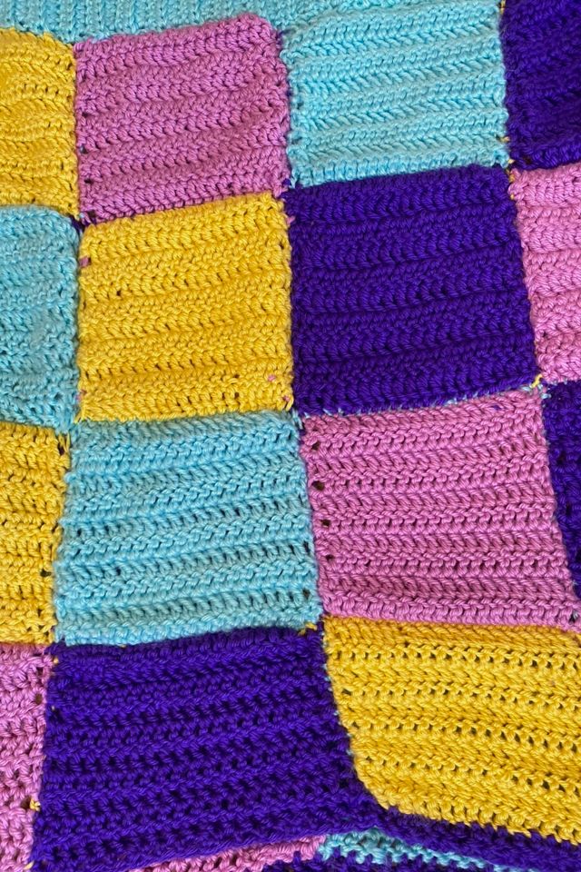 1990s Handknit Colorful Patchwork Sweater Selected By Ritual Vintage #2