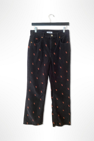 Vintage Reworked Embroidered Corduroy Pants Selected By Ritual Vintage
