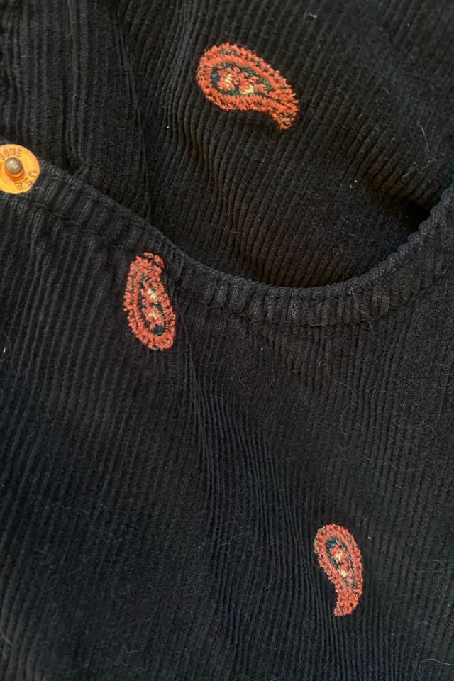 Vintage Reworked Embroidered Corduroy Pants Selected By Ritual Vintage #1