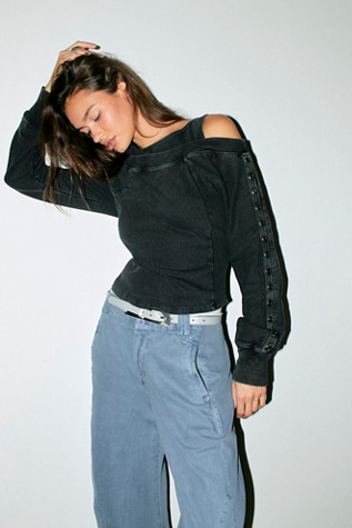 We The Free Daring Hearts Twofer at Free People in Black, Size: XL