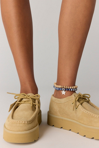 Clarks Meare Walla Moccasins at Free People in Maple Suede, Size: US 8