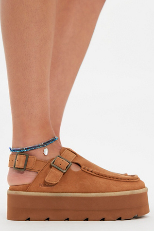 Clarks Meare Easy Elevated Mules at Free People in Tan, Size: US 7