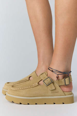 Clarks Meare Easy Mules at Free People in Tan, Size: US 8