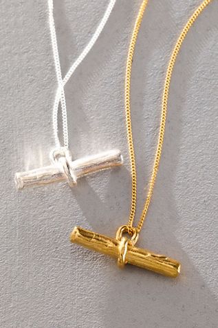 By Georgia Silver Toggle Necklace