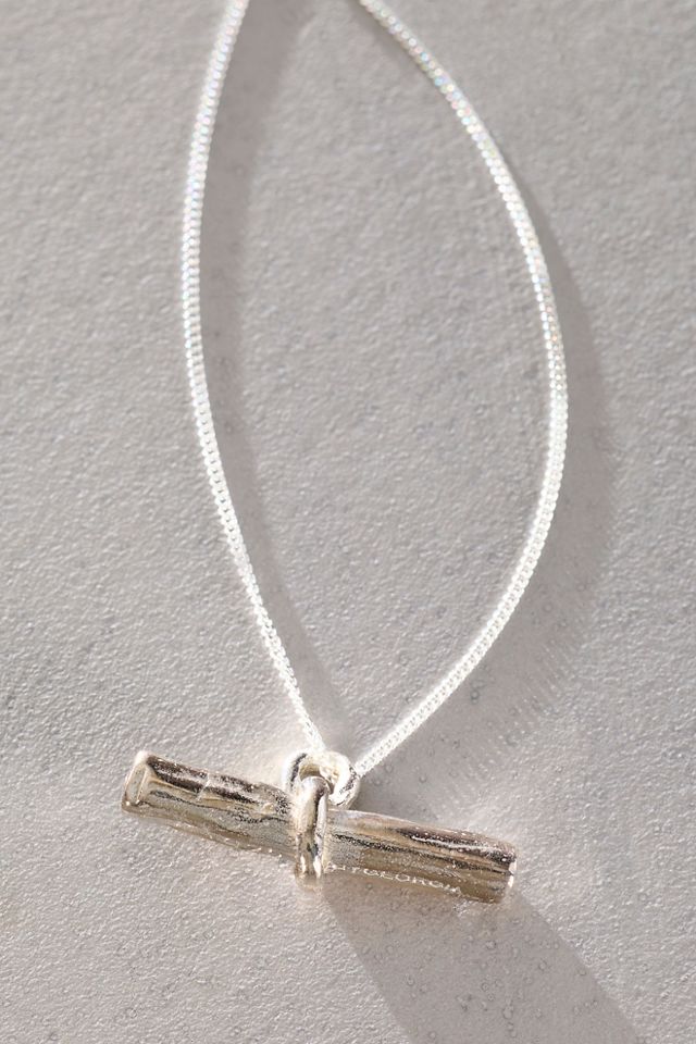 By Georgia Silver Toggle Necklace #1