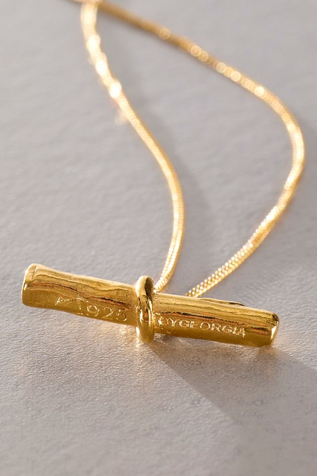 By Georgia Gold Toggle Necklace #2