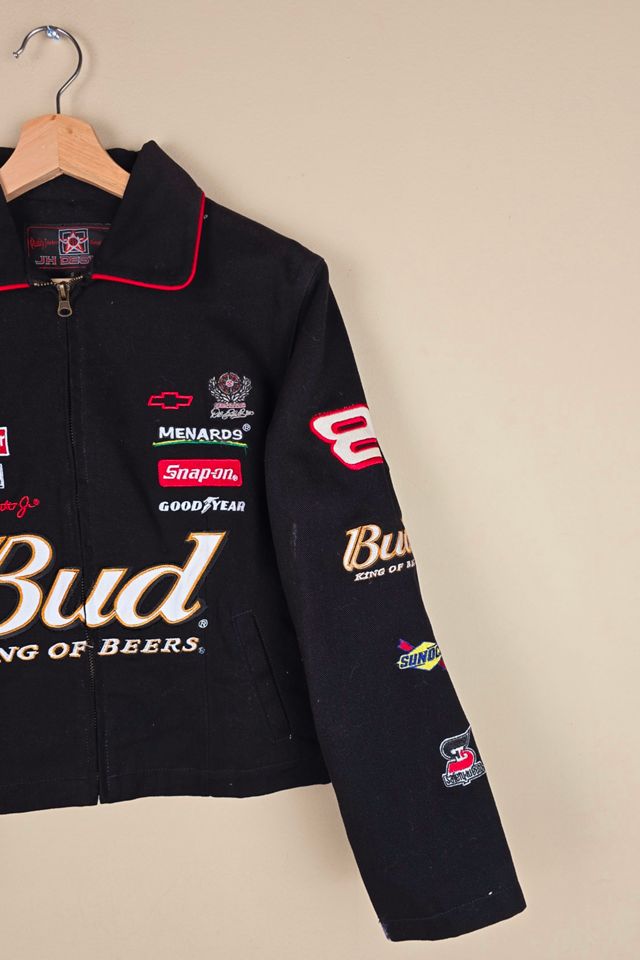 Vintage Cropped Slimfit Budweiser Women’s Racing Jacket Selected by The Igala NYC #1