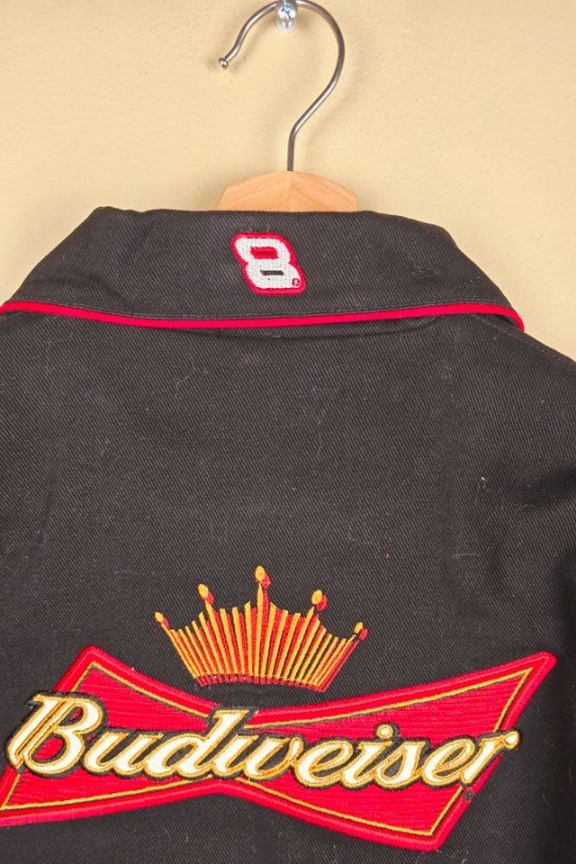 Vintage Cropped Slimfit Budweiser Women’s Racing Jacket Selected by The Igala NYC #3