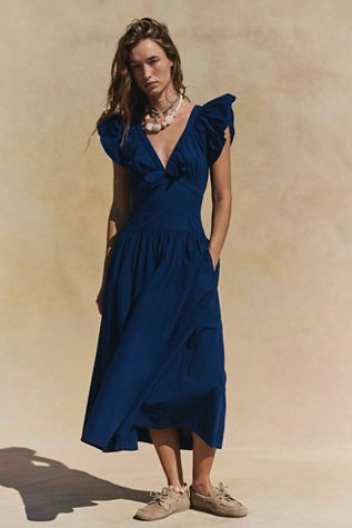 Feel The Frill Midi Dress | Free People UK